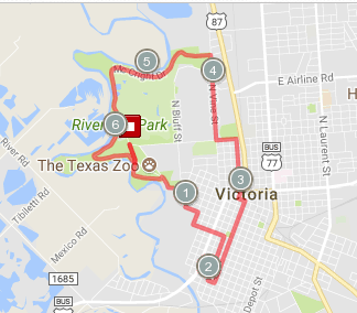 Saturday 7 mile course